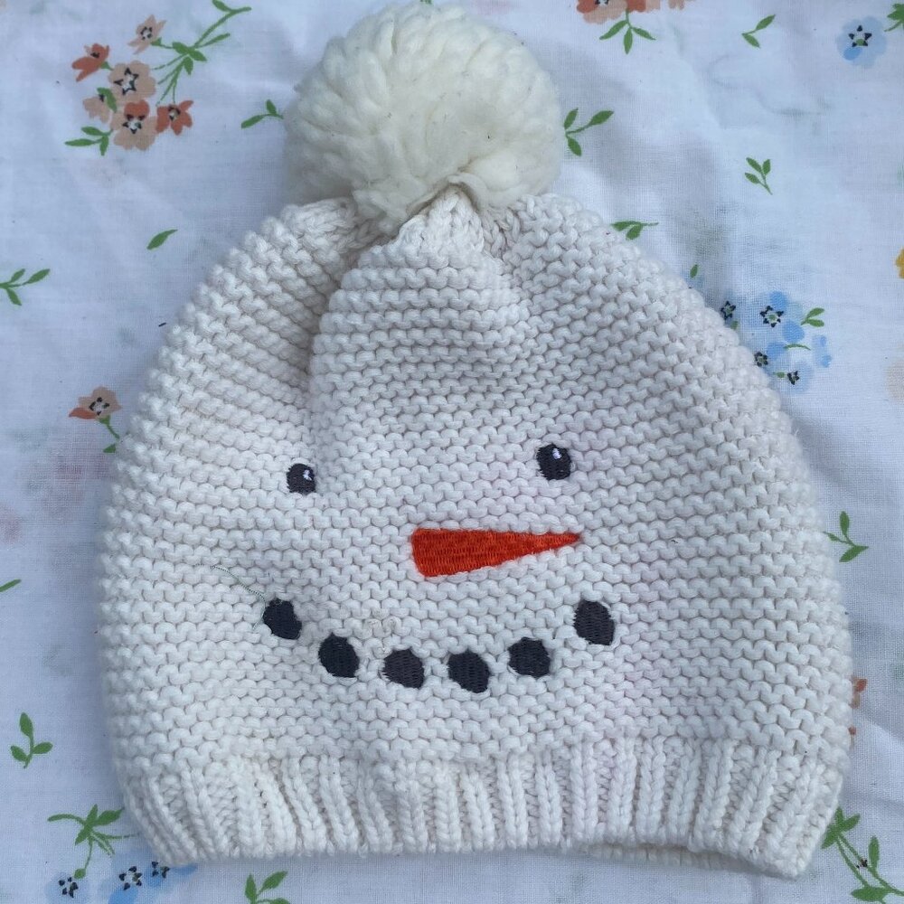 Snowman Beanie - Infant's - 3-9 Months